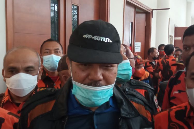 Ormas Pemuda Pancasila mendatangi DPRD Sumut.