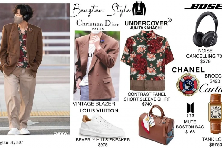 OOTD Jungkook BTS di Bandara Korea, Tenteng Tas Louis Vuitton Rp61 Juta,  Celana Termurah Rp6,3 Juta - TribunTrends.com