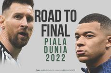 INFOGRAFIK: Menuju Final Piala Dunia 2022, Argentina Vs Perancis