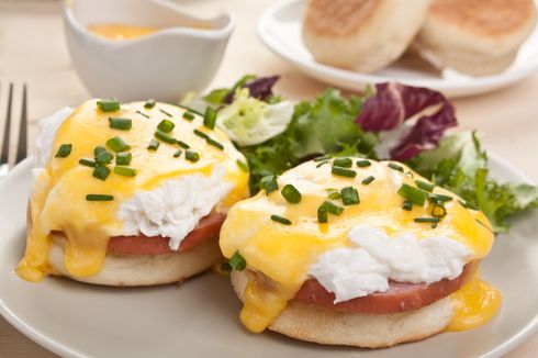 Resep Telur Benedict Saus Hollandaise ala Perancis