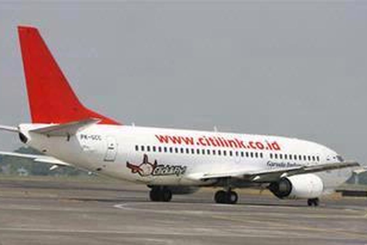 Salah satu pesawat Citilink.