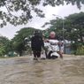 Banjir Kali Lamong Meluas ke 15 Desa di Gresik, 40 Hektar Sawah Terendam
