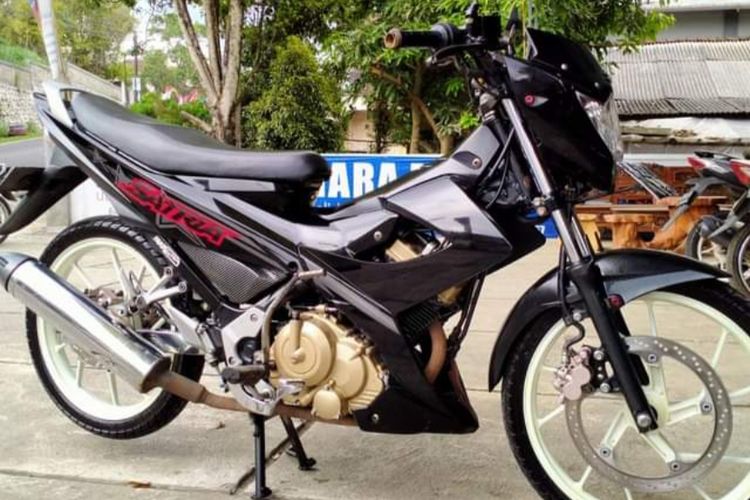 Suzuki Satria Fu, harga bekasnya terbilang anjlok. Motor tahun 2019, harga bekasnya hanya Rp 8 juta