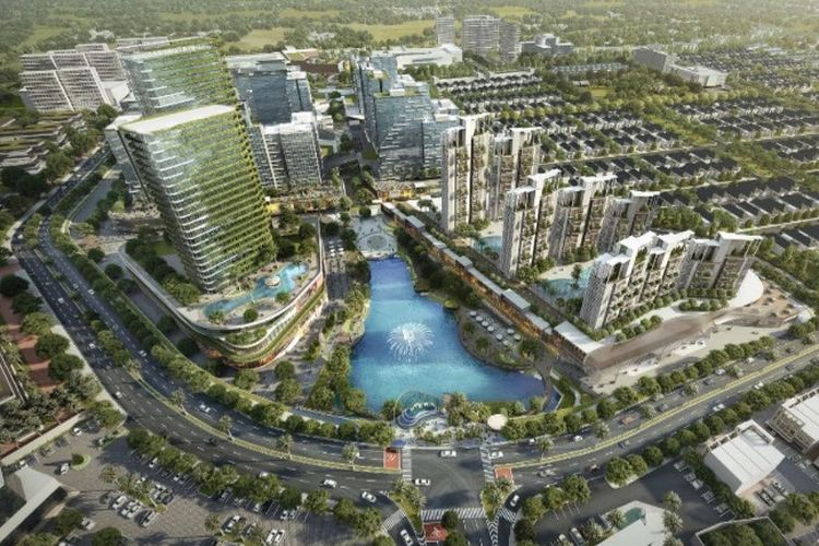 Potret Hiera Sport & Lifestyle Center yang direncanakan akan rampung pada kuartal-II 2026 mendatang. 