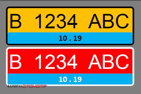 Wajib Tahu, Ini 5 Warna Pelat Nomor Kendaraan di Indonesia