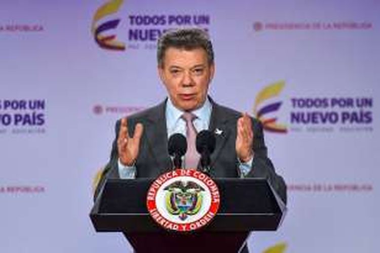 Presiden Kolombia Juan Manuel Santos.