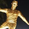 Patung Cristiano Ronaldo di Goa India Didemo dengan Bendera Hitam, Ini Sebabnya...