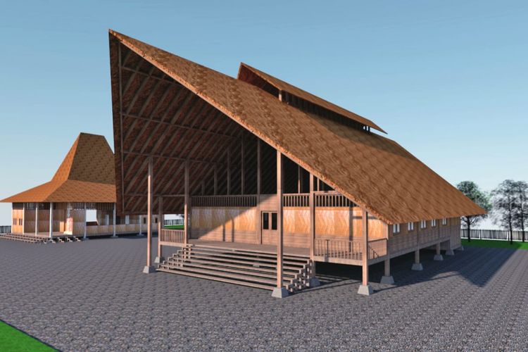 Desain Sekolah PAUD di Sumba.