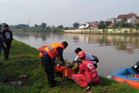 Usai Dicari Seharian, Jasad Pria yang Lompat ke Kali Cisadane Ditemukan