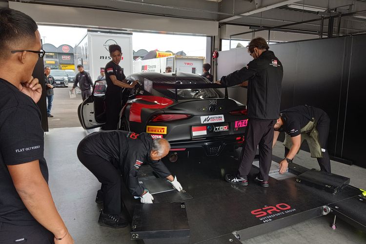 Toyota GR Supra GT4 Evo milik Toyota Gazoo Racing Indonesia di Japan Cup 2024