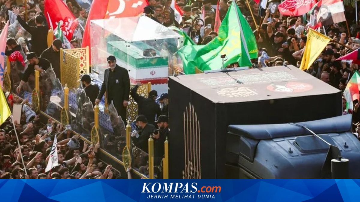 Rangkaian Pemakaman Ali Khamenei di Irak Diwarnai Teriakan Anti-Amerika dan Anti-Israel