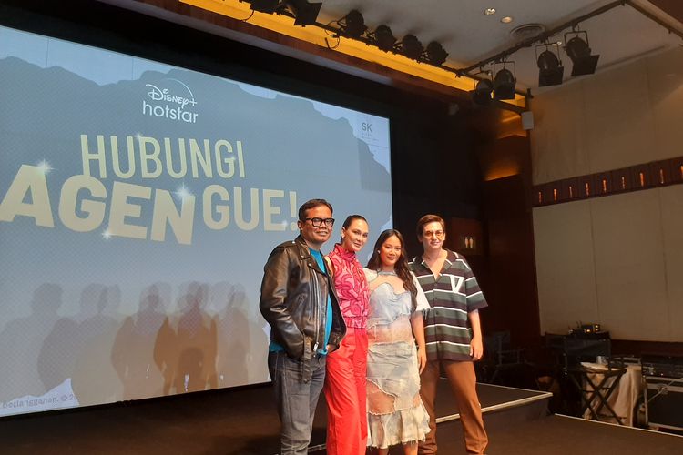 Konferensi Pers Rilis Serial Hubungi Agen Gue! di XXI Plaza Senayan, Jakarta Selatan, Rabu (26/7/2023)