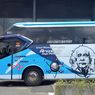 Bus Baru PO Armada Jaya Perkasa dengan Wajah Einstein di Bodi