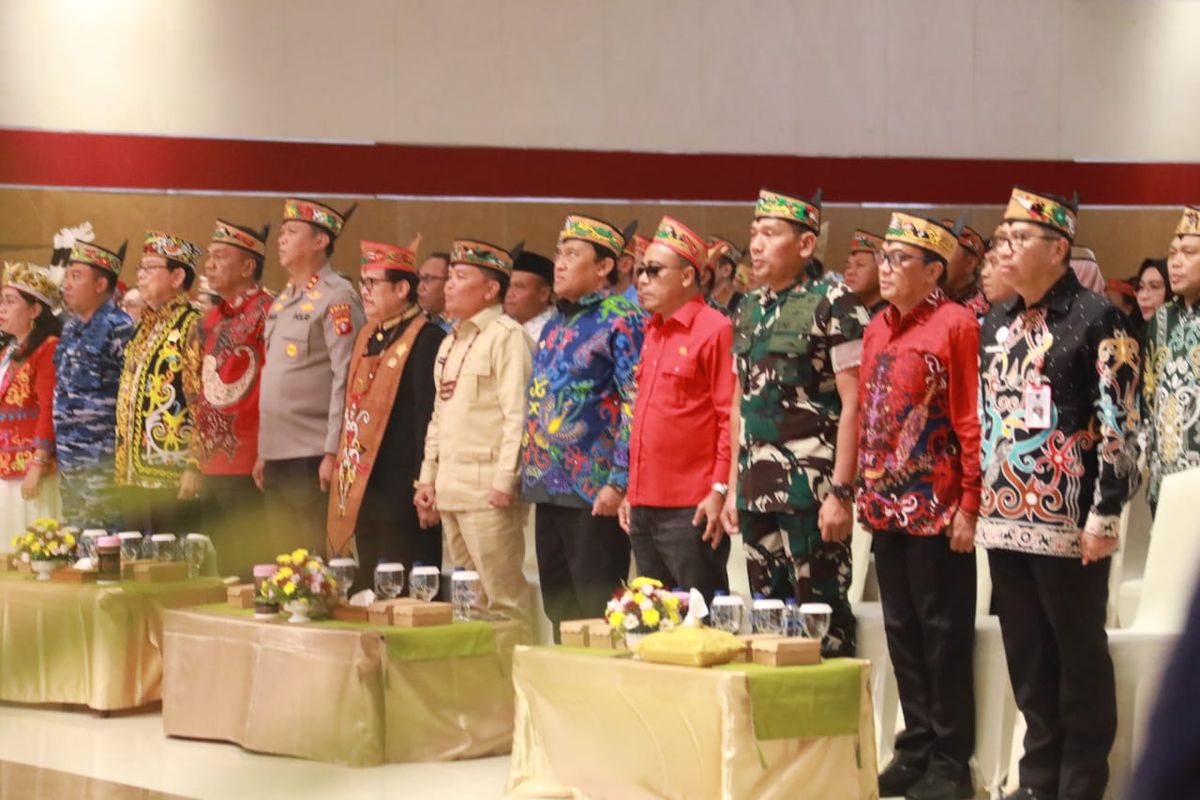 Seminar internasional International Day of the World?s Indigenous People di Palangka Raya, Jumat (22/8/2025). 