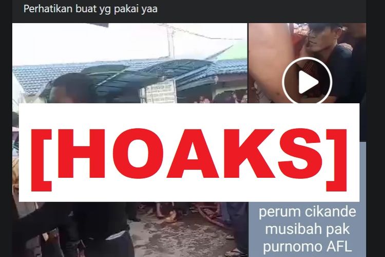 Hoaks, STB meledak di Cikande menewaskan tiga orang