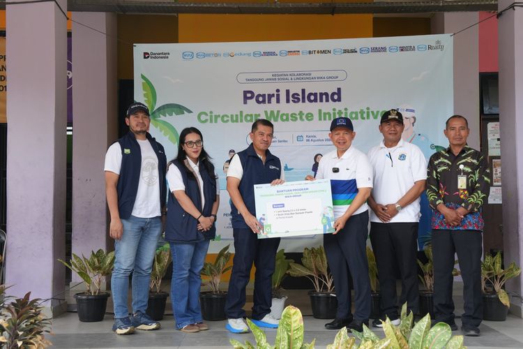 WTJJ Perkuat Kolaborasi TJSL WIKA Group Dorong Ekonomi Sirkular di Pulau Pari