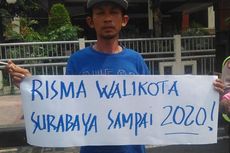 Gelar Aksi, Warga Surabaya Minta Risma Tidak 