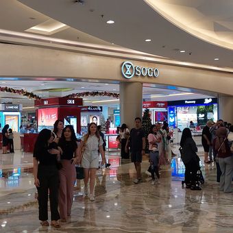 Ilustrasi bagian dalam Mall Kota Kasablanka, Jakarta Selatan.