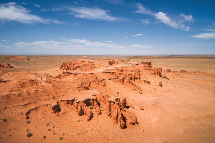 Gurun Gobi, Mongolia, termasuk jenis gurun pedalaman.