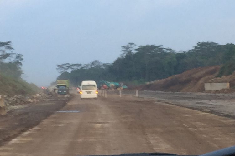 Kondisi terkini Tol Salatiga-Kartasura, Sabtu (26/5/2018).