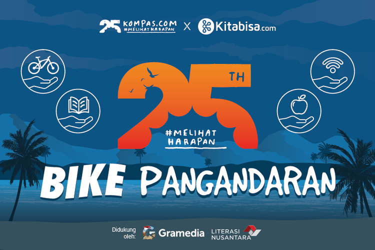 Kompas.com #MelihatHarapan Bike Pangandaran 2021.