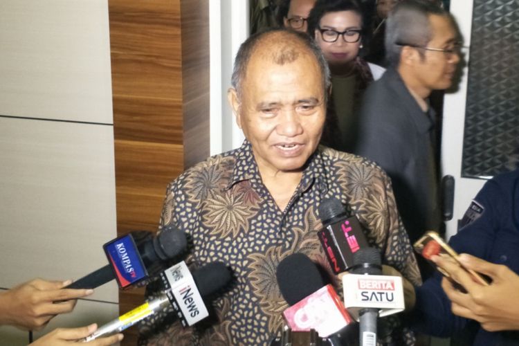 Ketua Komisi Pemberantasan Korupsi (KPK) Agus Rahardjo saat ditemui di Kompleks Parlemen, Senayan, Jakarta, Senin (23/7/2018). 