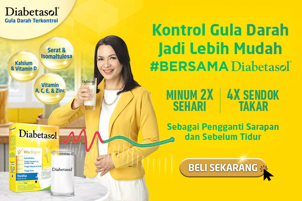 Diabetasol Milk Powder bantu kontol gula darah jadi lebih mudah.