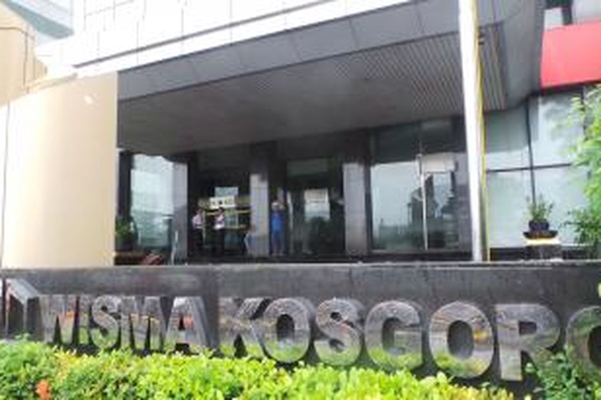 Wisma Kosgoro di Jalan MH Thamrin, Jakarta Pusat. Rabu (11/3/2015).