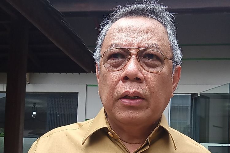 Wali Kota Tangsel Benyamin Davnie di Saepisan Resto BSD, Serpong, Tangerang Selatan, Selasa (2/8/2022).