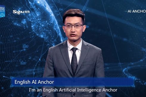 Pembaca Berita di Stasiun Televisi China Ini Ternyata Bukan Manusia