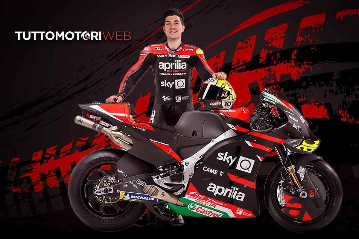 Maverick Vinales di Aprilia