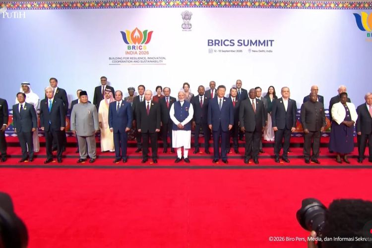 Prabowo Hadiri Sesi Terbuka BRICS, Duduk di Sebelah Presiden Mesir dan Kazakstan