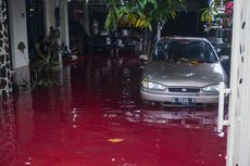 BERITA FOTO: Kota Pekalongan Terendam Banjir Berwarna Merah, Ini Kondisinya 