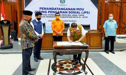 Percepat Penyaluran, 9 Daerah Tanda Tangani MoU Bantuan Pangan JPS dengan Pemprov Jatim