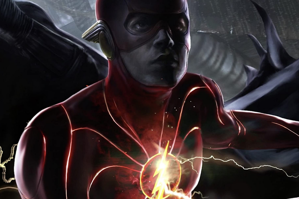 Aktor Ezra Miller dalam film The Flash yang akan ditayangkan pada 16 Juni 2023.