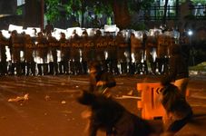Protests on Job Creation Law in Indonesia’s West Java End in Chaos