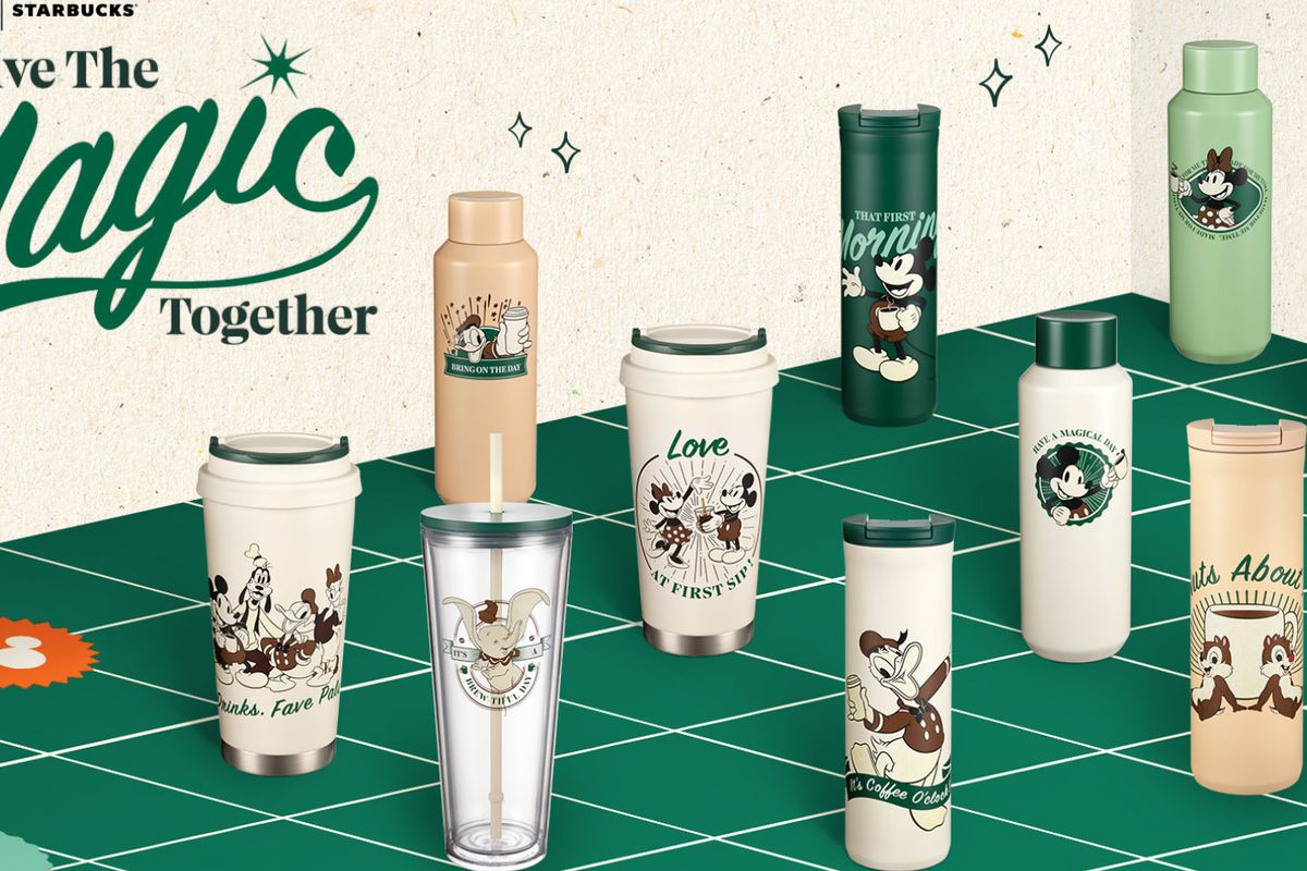 Starbucks Rilis Merchandise Disney Bergaya Vintage