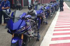 Geber Yamaha R25 dan FreeGo di Sirkuit Sentul