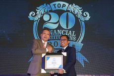BRI Terima Penghargaan Terbaik di Ajang “Top 20 Financial Institutions 2018”