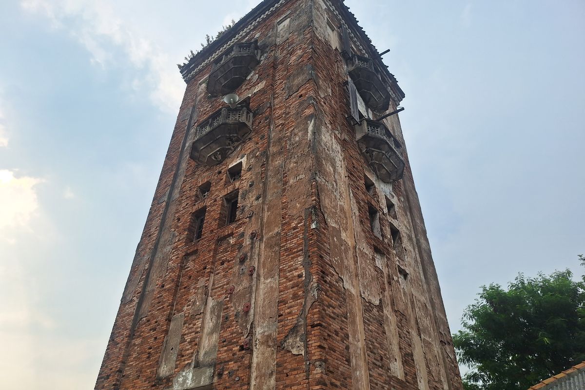 Menara Air Balai Yasa Manggarai, Tebet, Jakarta Selatan, Minggu (14/9/2025).