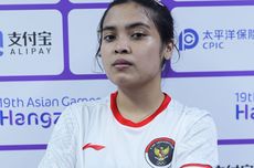 Hasil Bulu Tangkis Asian Games 2022: Gregoria Jatuh Bangun, Indonesia Vs China 0-1