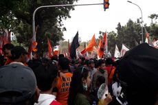 The Jakmania Tumpah Ruah di Medan Merdeka Selatan