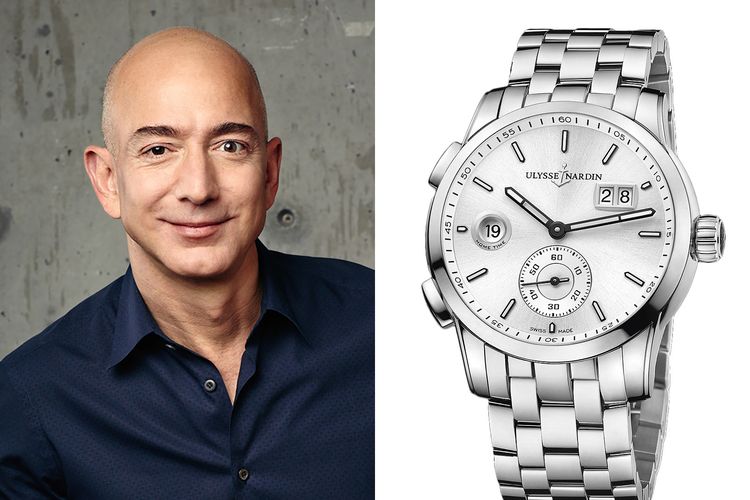 Jeff Bezos dan jam tangan Ulysse Nardin