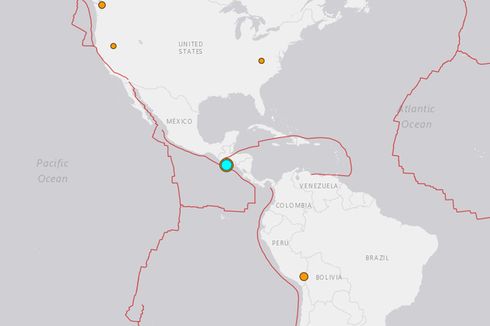 Gempa Berkekuatan 6,2 Magnitudo Guncang Amerika Tengah