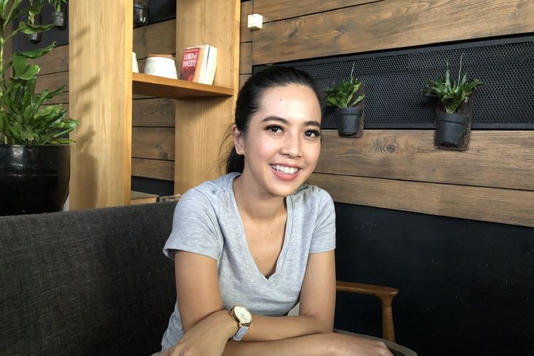 Yeslin Wang saat dijumpai di kawasan Kemang, Jakarta Selatan, Jumat (20/12/2019). 