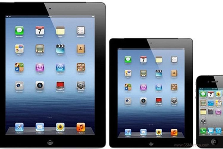 iPad, iPad mini, dan iPhone.