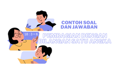 Contoh Soal dan Jawaban Pembagian dengan Bilangan Satu Angka