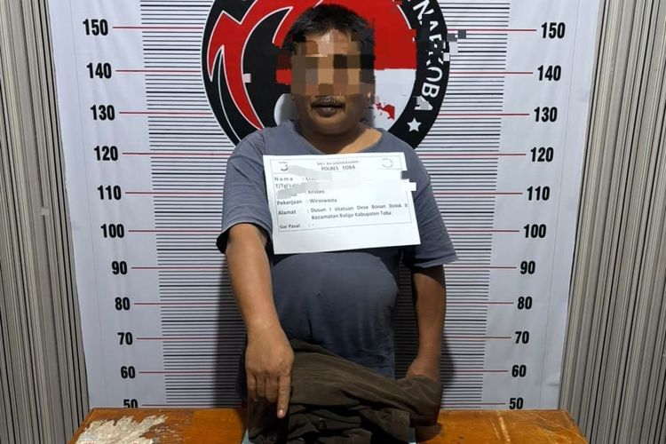 Polisi Diserang Cangkul Saat Tangkap Pengedar Sabu di Toba