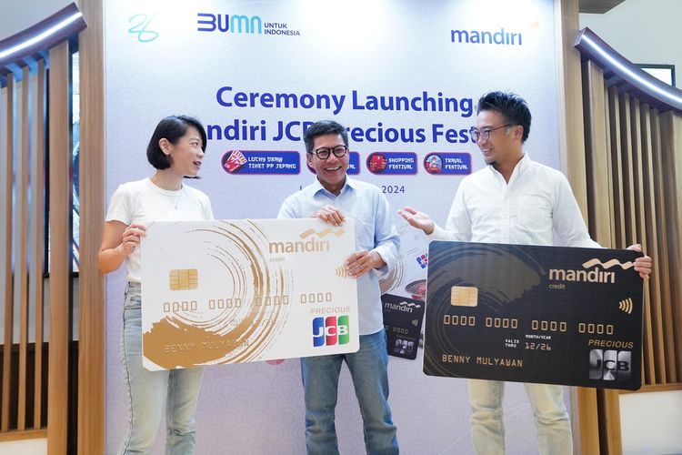 PT Bank Mandiri (Persero) Tbk dan JCB berkolaborasi menyajikan rangkaian Mandiri JCB Precious Festival 2024 yang menawarkan berbagai program menarik.

