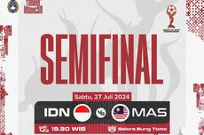 Link Live Streaming Indonesia vs Malaysia di Semifinal Piala AFF U-19 2024, Kick Off Pukul 19.30 WIB